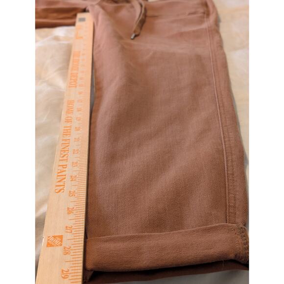 Judy Blue NWOT Brown Camel Drawstring Joggers (Size 9/29) - Picture 8 of 8
